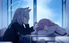 Shiroko with Hoshino - Blue Archive