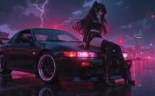 Nissan Silvia S13 - Tokyo Reflections