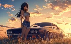 Chasing Horizons at Sunset