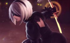 2B Surrounded (Nier Automata)