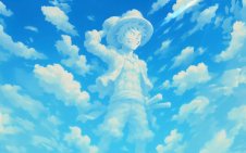 Luffy in the Clouds