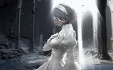 2B in White Silence