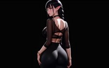 Dark Elf Girl Aesthetic