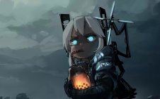Chibi Porter (Death Stranding anime style)
