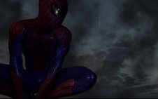 Spiderman A Hero for Our Time under the rain