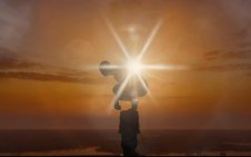 Becoming Spiderman at sunset