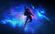 Spiderman in the space