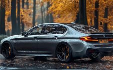 BMW 5 Series Fall Roads