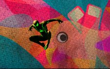 Spiderman near the culture