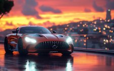 Mercedes AMG GT Orange