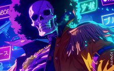 Brook One Piece Neon Requiem