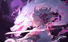 Moonlit Blade of the White Dragon