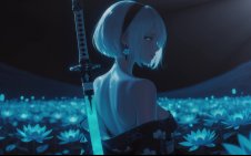 Nier Automata of the Moonlit Blossoms