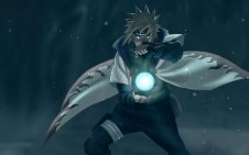 Minato Namikaze and Whirling Orb