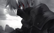 Kakashi Hatake With Dripping Red Blood