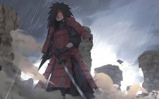 Uchiha Madara under the Rain