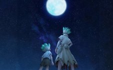 Senku Under One Moon (Dr.Stone)