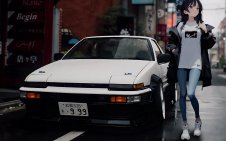 Trueno AE86 Tokyo Street