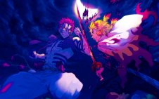 Rengoku against Akaza(Kimetsu no Yaiba)