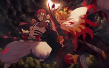 Duel Akaza vs Kyojuro