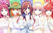 Nakano Miku, Ichika, Itsuki, Yotsuba & Nino (Quintuplets Sisters)