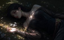 Sleeping Among Flowers