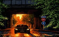 Sunset Mercedes Drive