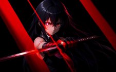 Crimson Eyes Akame (Akame ga Kill!)