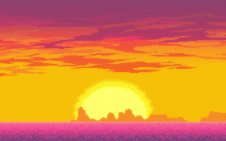 Sunrise in the Cliffs - Deltarune