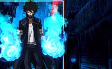 Dabi with fluid fire (My Hero Academia)