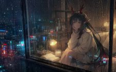 Zhuang Fangyi Rainy Night
