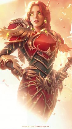 pride of silvermoon - blood elf paladin live wallpaper