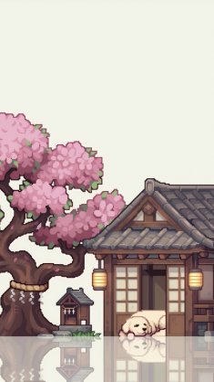 sakura house live wallpaper