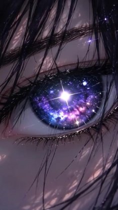 galaxy eyes live wallpaper