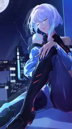 lucy (cyberpunk edgerunners) live wallpaper