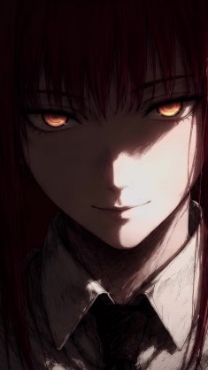 makima devilish gaze live wallpaper