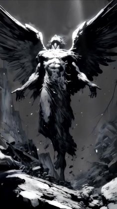dark angel rising live wallpaper