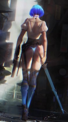 blue blade wanderer live wallpaper