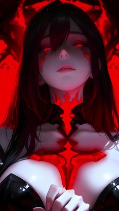 crimson demon queen live wallpaper