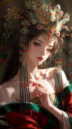 crimson flower empress live wallpaper