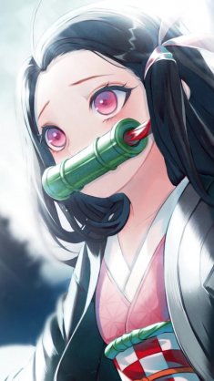 nezuko moonlit beauty live wallpaper