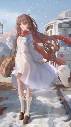 hu tao winter station live wallpaper