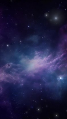 cosmic violet nebula live wallpaper