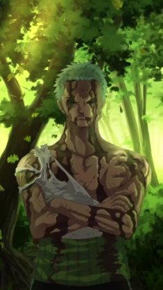 zoro in the forest live wallpaper