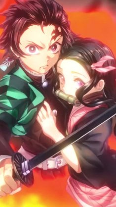 tanjiro and nezuko (kimetsu no yaiba) live wallpaper