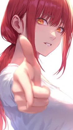 makima from chainsaw man animated wallpaper
