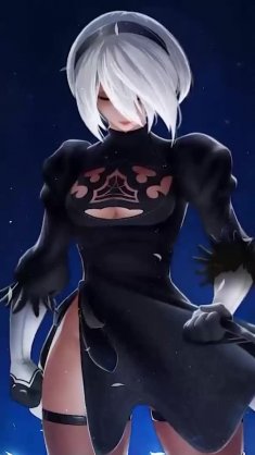 2b from nier automata live wallpaper