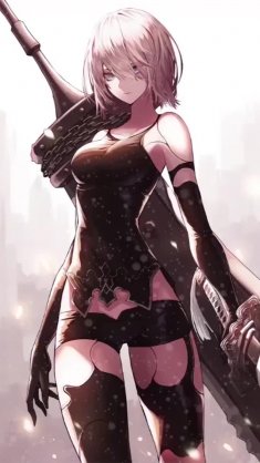 2b nier automata animated wallpaper