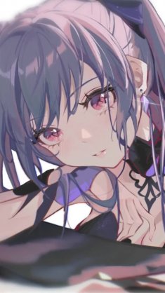 keqing (genshin impact) animated wallpaper