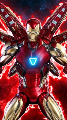 radiant iron man live wallpaper